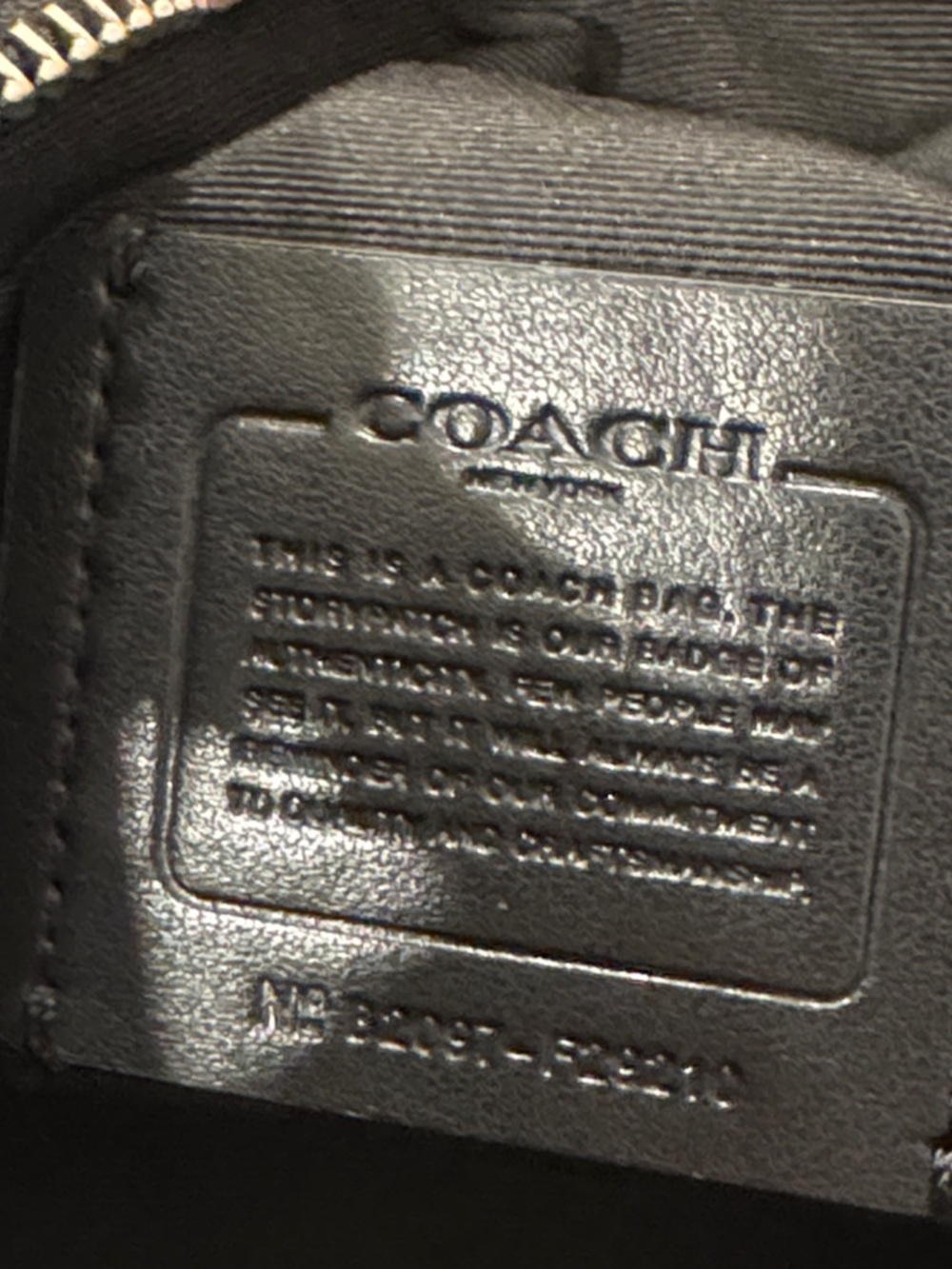 Coach Black File Signature Crossbody Bag - Picture 12 of 17